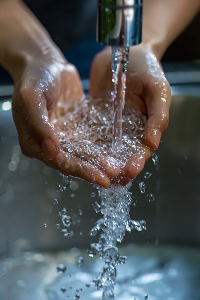 Energetische Reinigung: Hände waschen